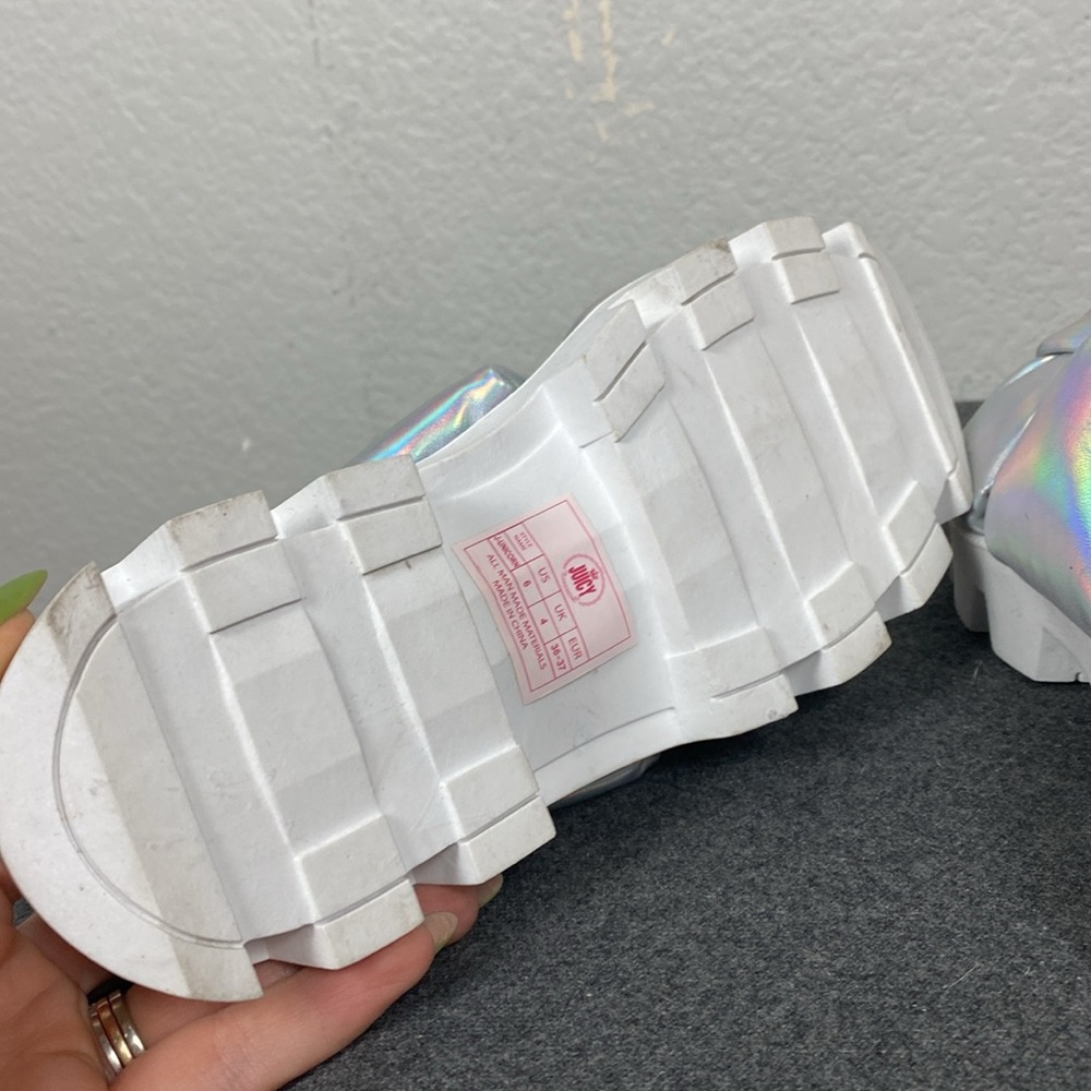 Juicy couture hologram open toe sandals - Picture 7 of 8